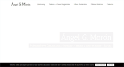 Desktop Screenshot of angelmoron.es